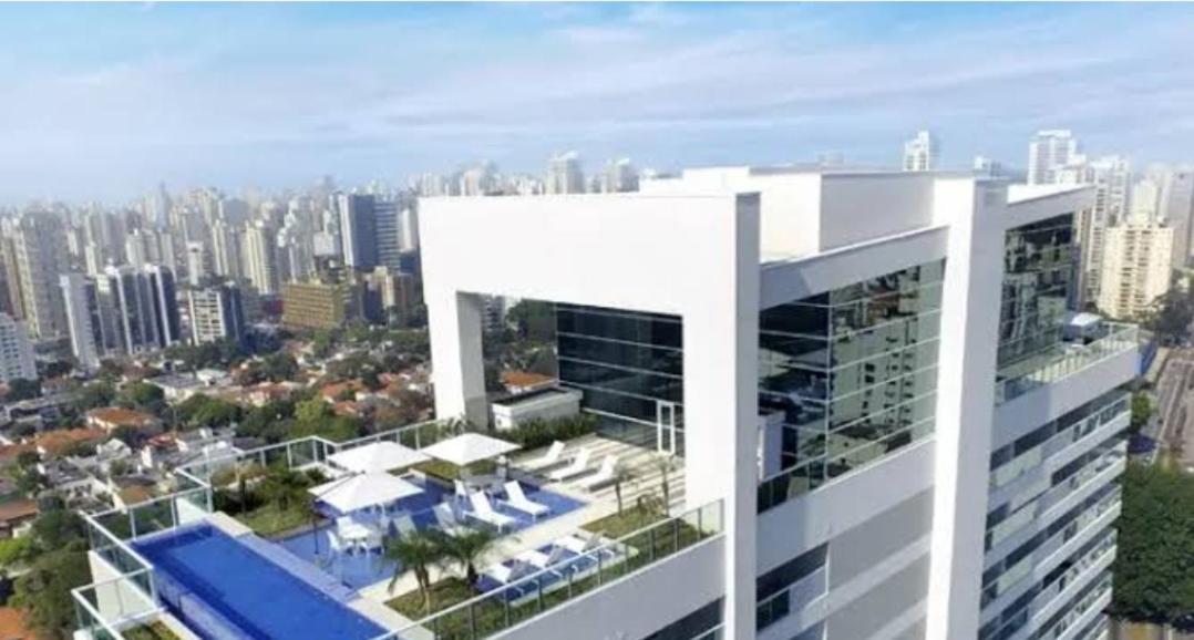 Estilo, Conforto E Vista Panoramica Ideal Para Trabalho Ou Lazer サンパウロ エクステリア 写真
