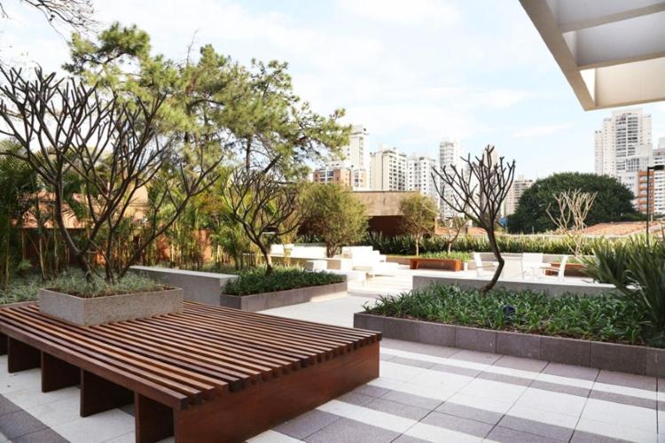 Estilo, Conforto E Vista Panoramica Ideal Para Trabalho Ou Lazer サンパウロ エクステリア 写真