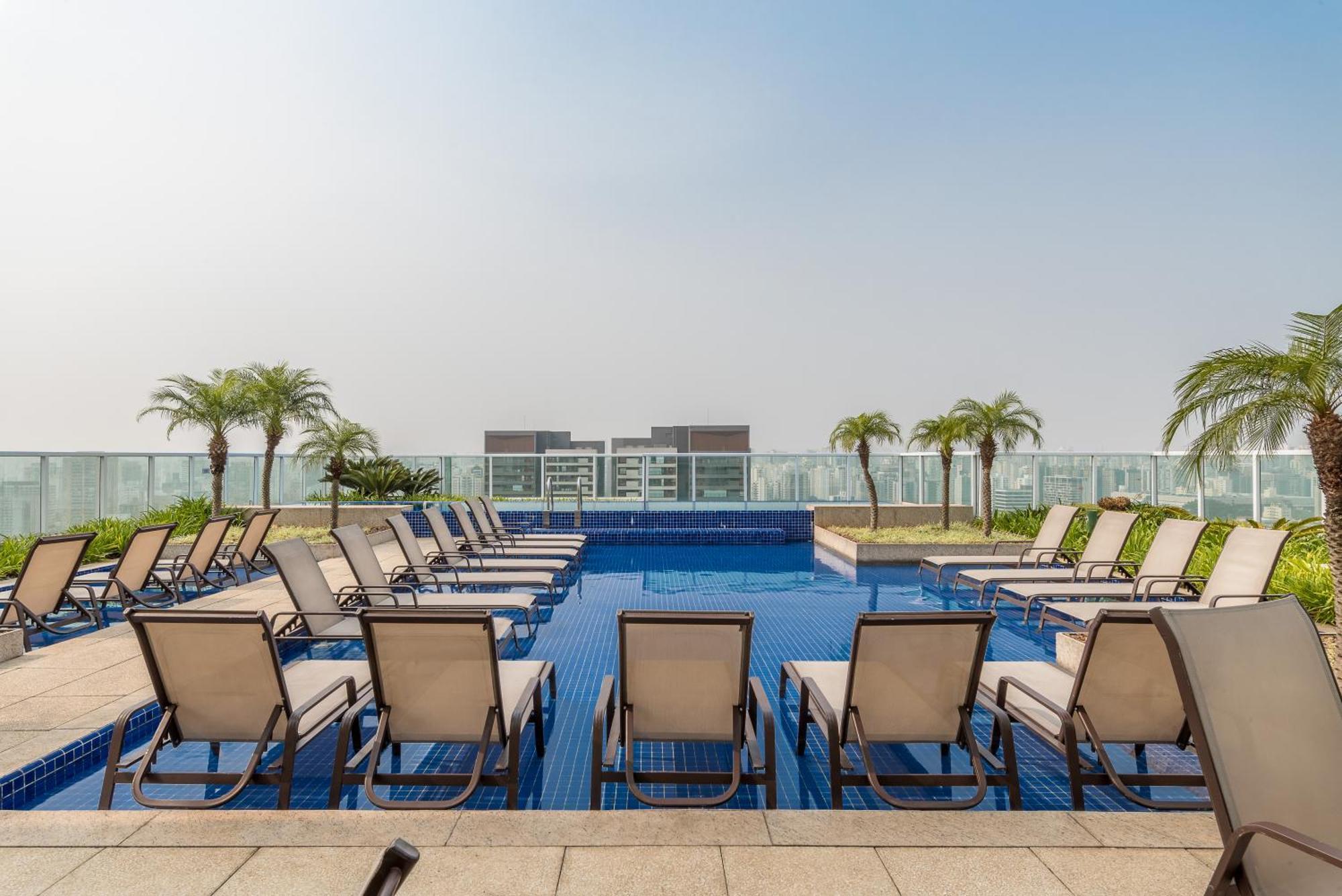 Estilo, Conforto E Vista Panoramica Ideal Para Trabalho Ou Lazer サンパウロ エクステリア 写真