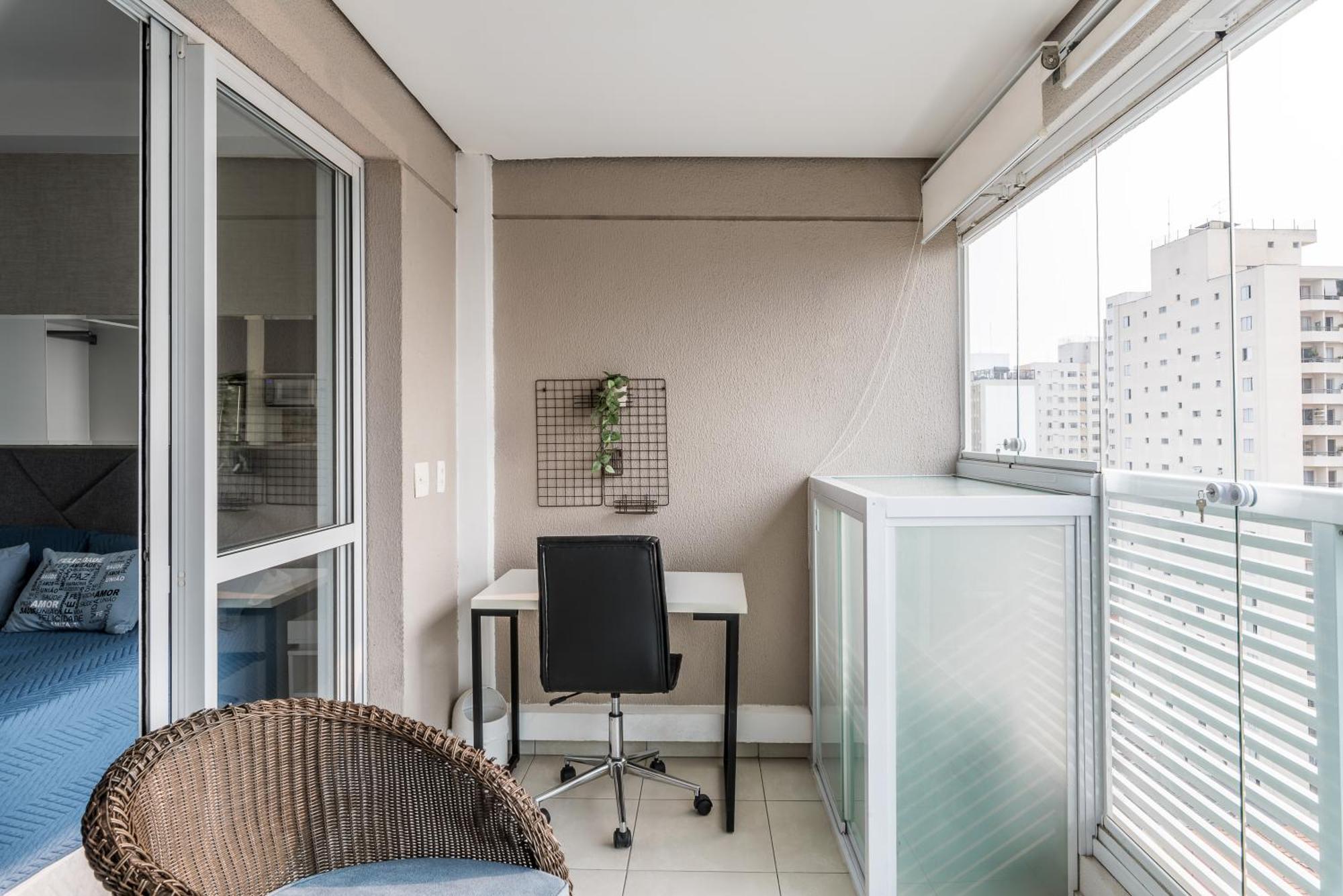 Estilo, Conforto E Vista Panoramica Ideal Para Trabalho Ou Lazer サンパウロ エクステリア 写真