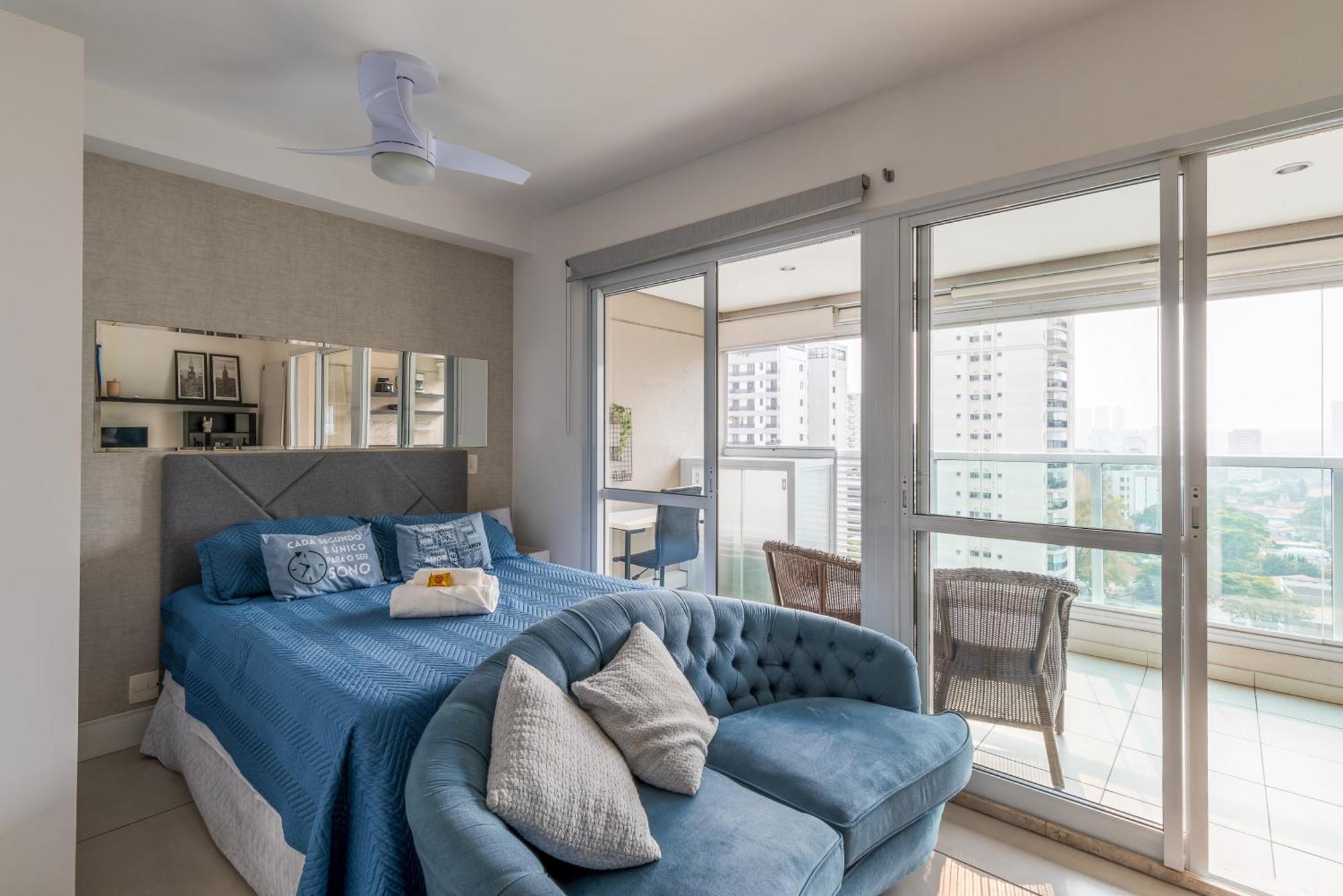 Estilo, Conforto E Vista Panoramica Ideal Para Trabalho Ou Lazer サンパウロ エクステリア 写真